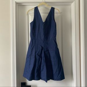 Gap Navy Blue Linen Dress. NEW WITH TAGS